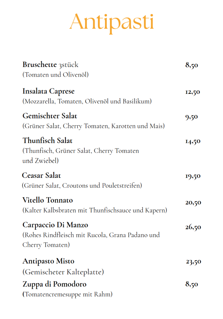 antipasti